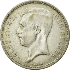 Coin, Belgium, 20 Francs, 20 Frank, 1934, AU(50-53), Silver, KM:103.1