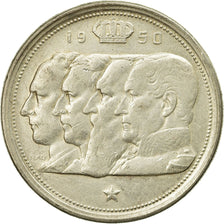 Coin, Belgium, 100 Francs, 100 Frank, 1950, EF(40-45), Silver, KM:138.1