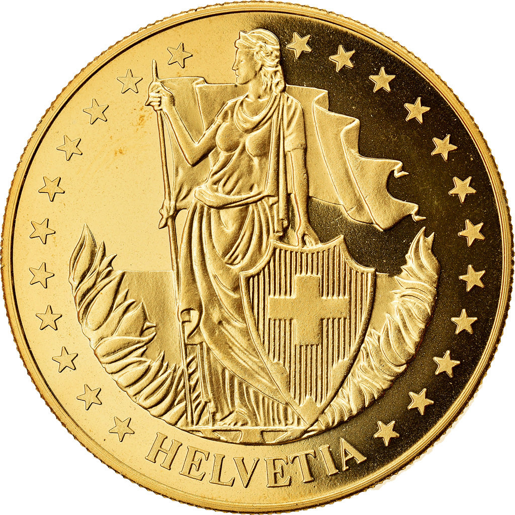 Switzerland, Medal, Littérature, Johanna Spyri, Heidi, MS(64), Copper-Nickel