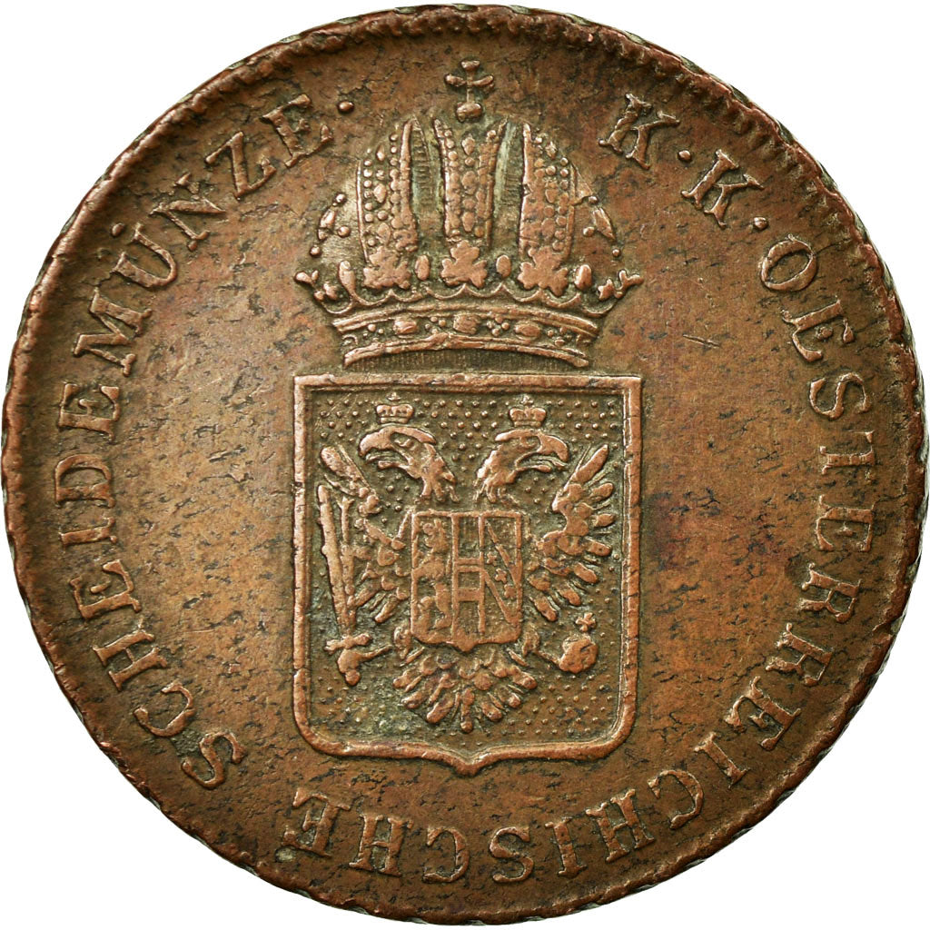 Munten, Oostenrijk, Franz II (I), Kreuzer, 1816, Vienne, ZF+, Koper, KM:2113