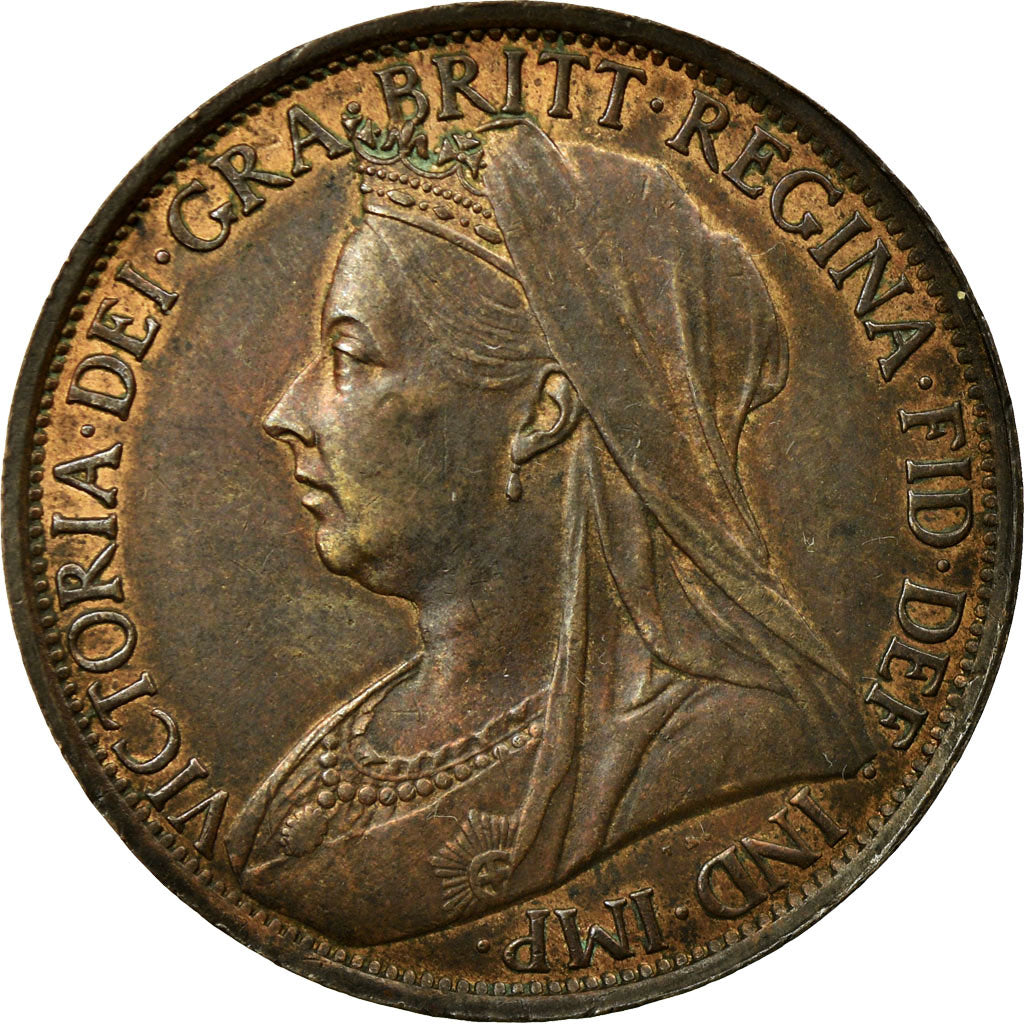 Monnaie, Grande-Bretagne, Victoria, Penny, 1896, SUP, Bronze, KM:790