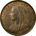 Monnaie, Grande-Bretagne, Victoria, Penny, 1896, SUP, Bronze, KM:790