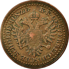Münze, Österreich, Franz Joseph I, 3 Kreuzer, 1851, Kremnitz, SS+, Kupfer
