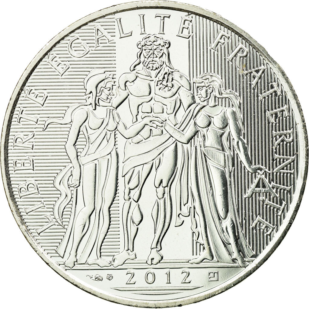 France, 10 Euro, 2012, MS(65-70), Silver, Gadoury:EU 516, KM:2073