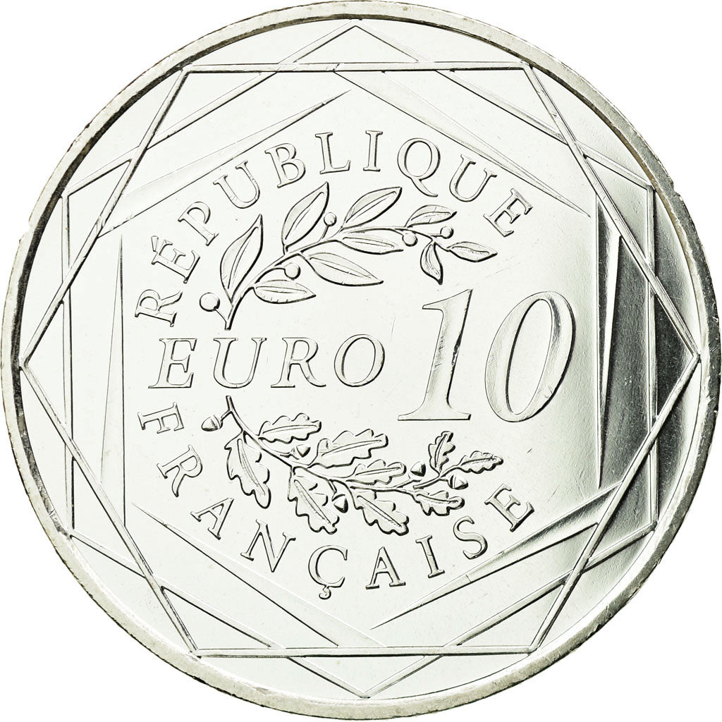 France, 10 Euro, 2012, MS(65-70), Silver, Gadoury:EU 516, KM:2073