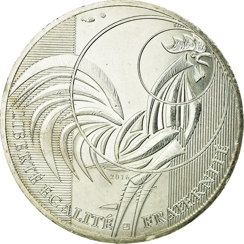 France, 10 Euro, 2016, MS(65-70), Silver, Gadoury:EU797