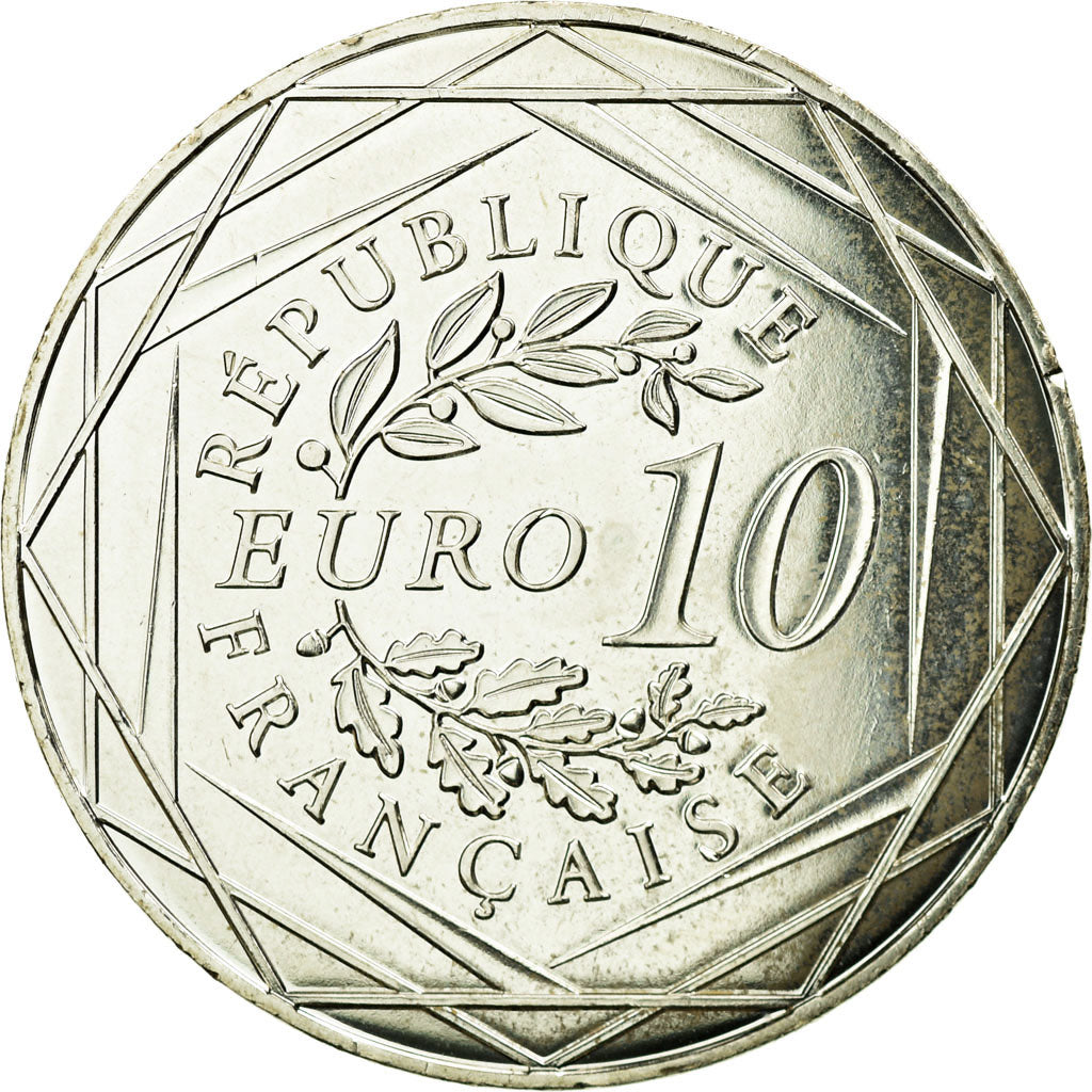 France, 10 Euro, 2016, MS(65-70), Silver, Gadoury:EU797