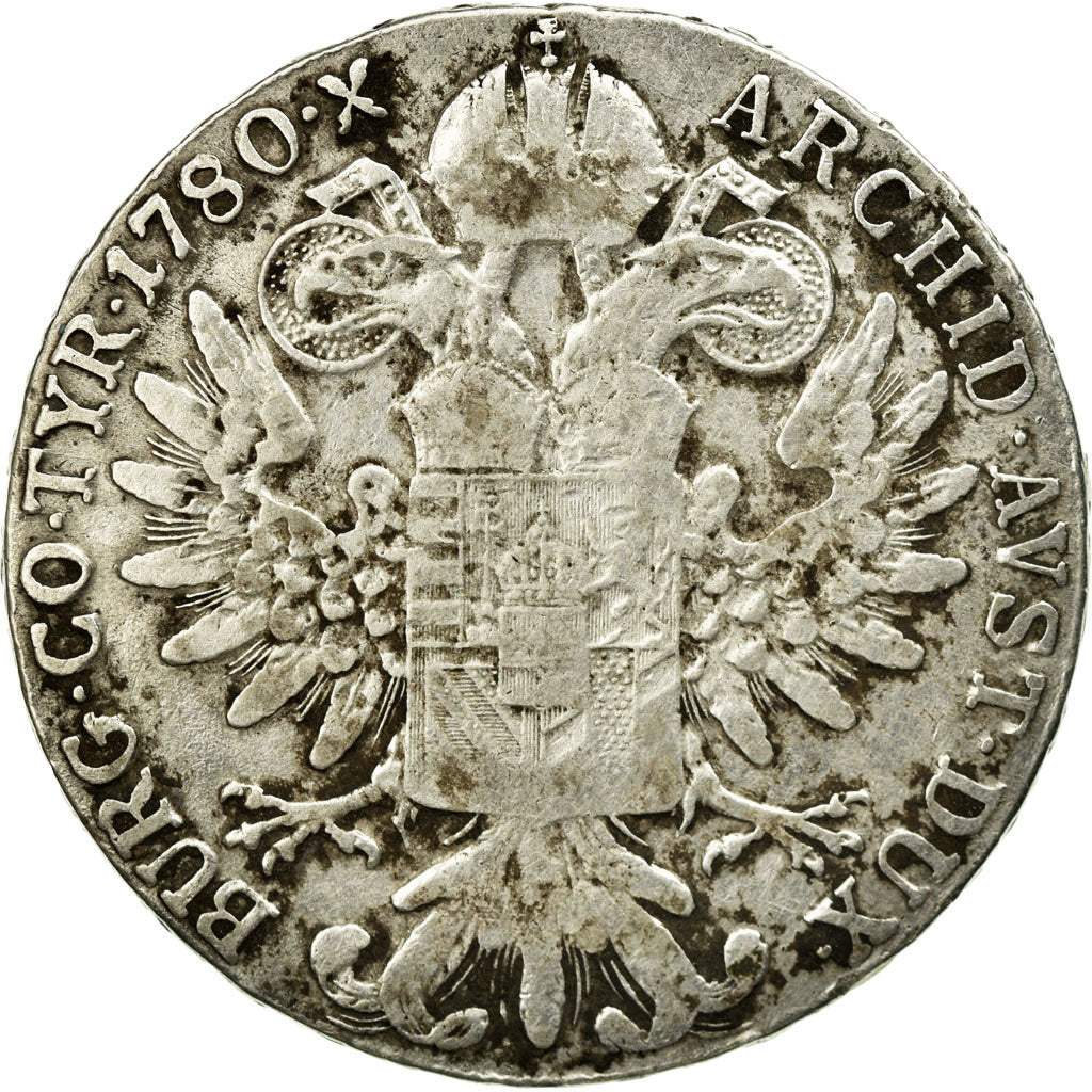 Coin, Austria, Joseph II, Thaler, 1780, Official restrike, VF(30-35), Silver