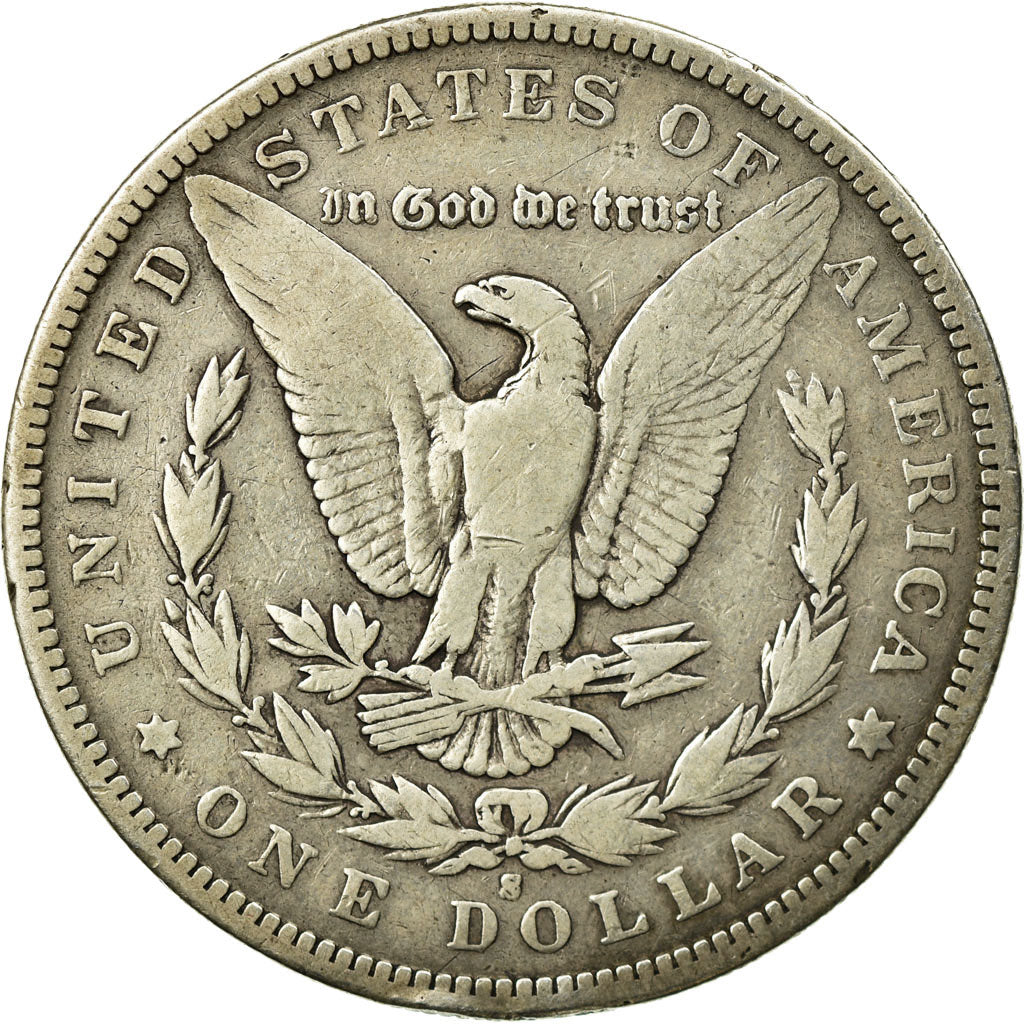 Monnaie, États-Unis, Morgan Dollar,1894,San Francisco, TB+