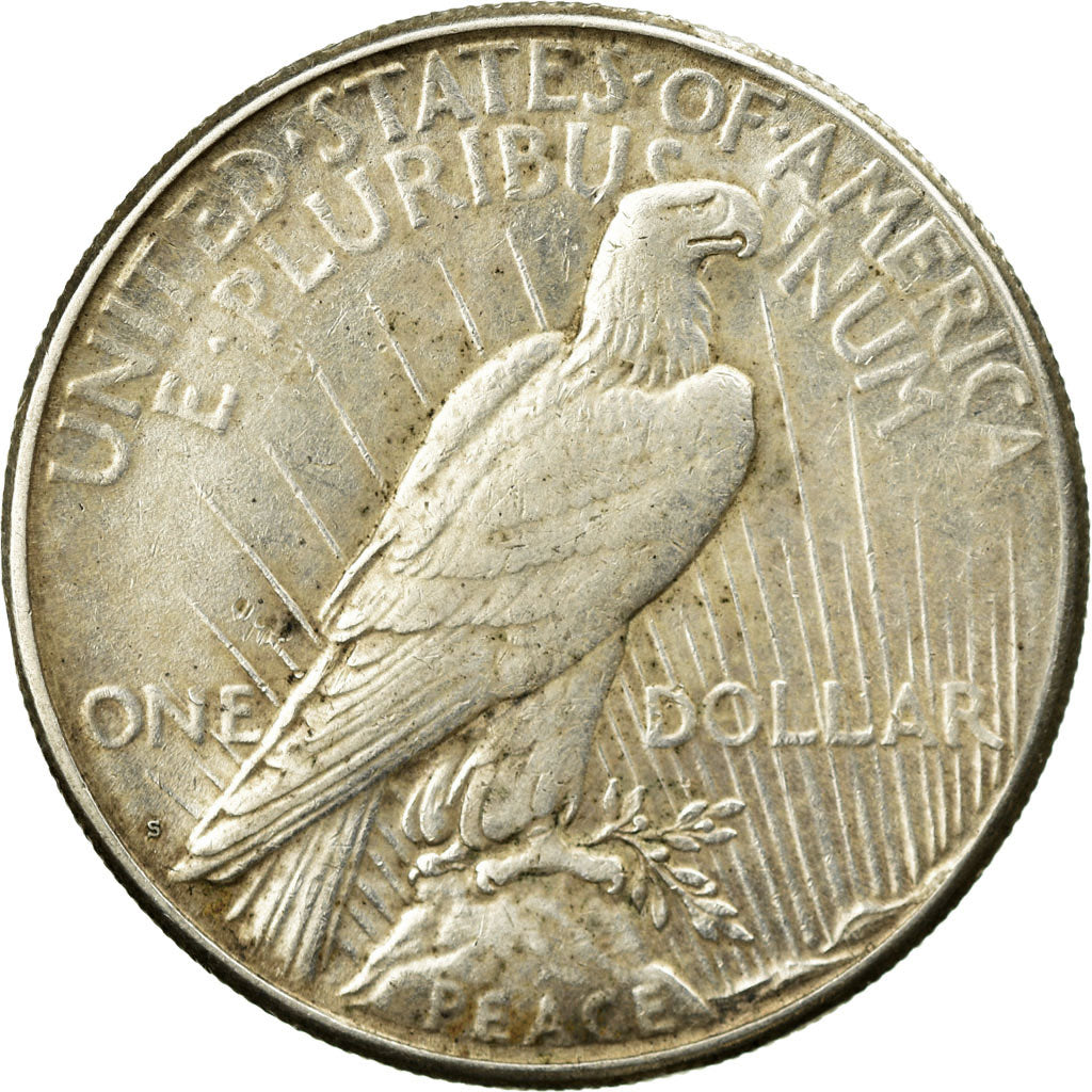 Coin, United States, Peace Dollar, 1923, San Francisco, EF(40-45), KM 150