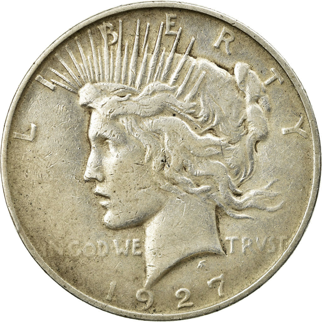 Monnaie, États-Unis, Peace Dollar, 1927, Denver, TTB