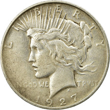 Monnaie, États-Unis, Peace Dollar, 1927, Denver, TTB