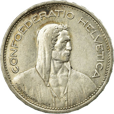Coin, Switzerland, 5 Francs, 1933, Bern, AU(50-53), Silver, KM:40
