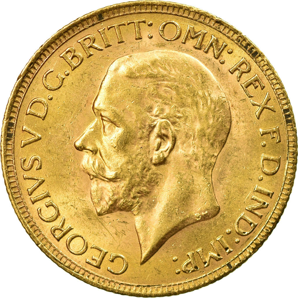Coin, South Africa, George V, Sovereign, 1931, Pretoria, MS(60-62), Gold, KM:A22