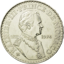 Coin, Monaco, Rainier III, 50 Francs, 1974, AU(55-58), Silver, KM:152.1