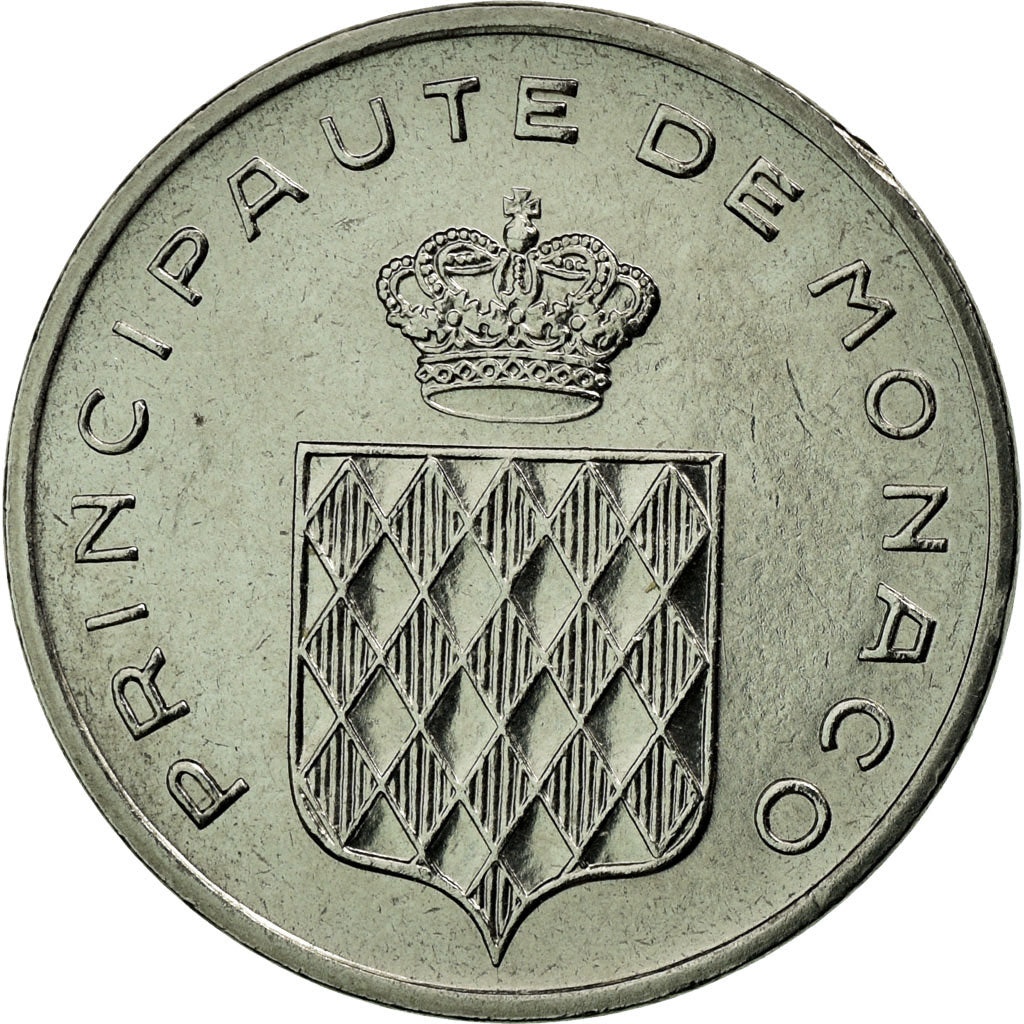 Coin, Monaco, Rainier III, Centime, 1977, MS(65-70), Stainless Steel, KM:155