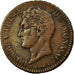 Münze, Monaco, Honore V, 5 Centimes, Cinq, 1837, Monaco, SS+, Cast Brass