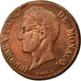 Coin, Monaco, Honore V, 5 Centimes, Cinq, 1837, Monaco, VF(30-35), Cast Brass
