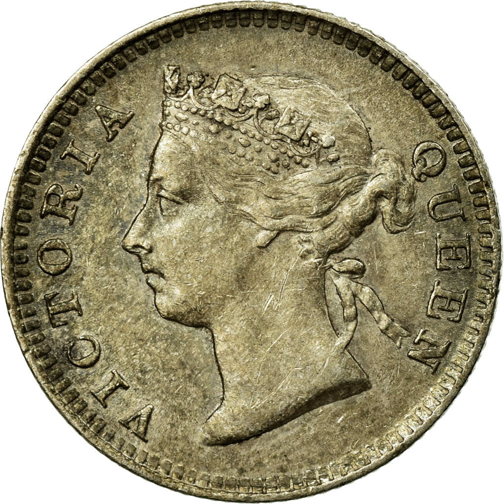 Monnaie, Hong Kong, Victoria, 5 Cents, 1899, SUP, Argent, KM:5