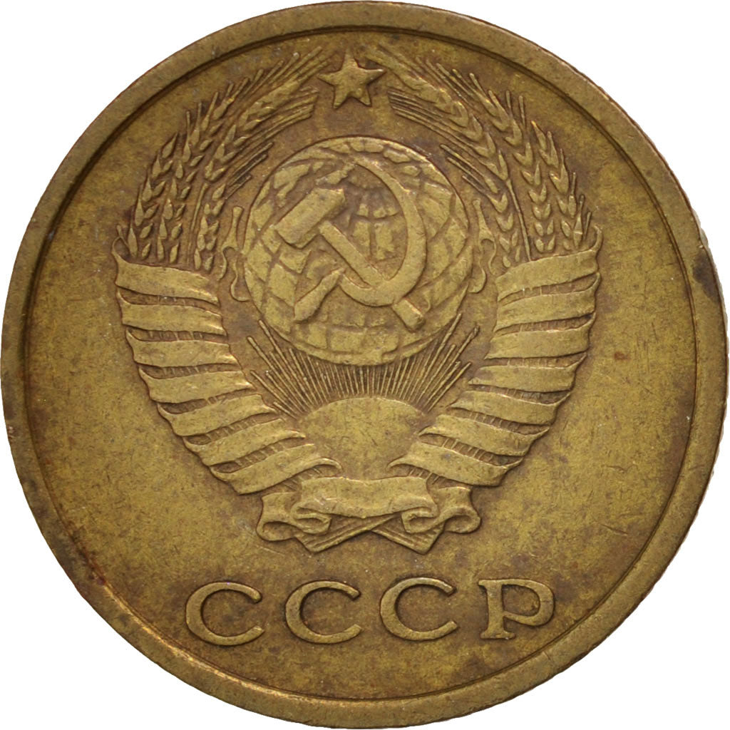 RUSSIA, 2 Kopeks, 1968, KM #127a, EF(40-45), Brass, 18, 1.97