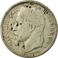 Coin, France, Napoleon III, Franc, 1869, Paris, F(12-15), Silver