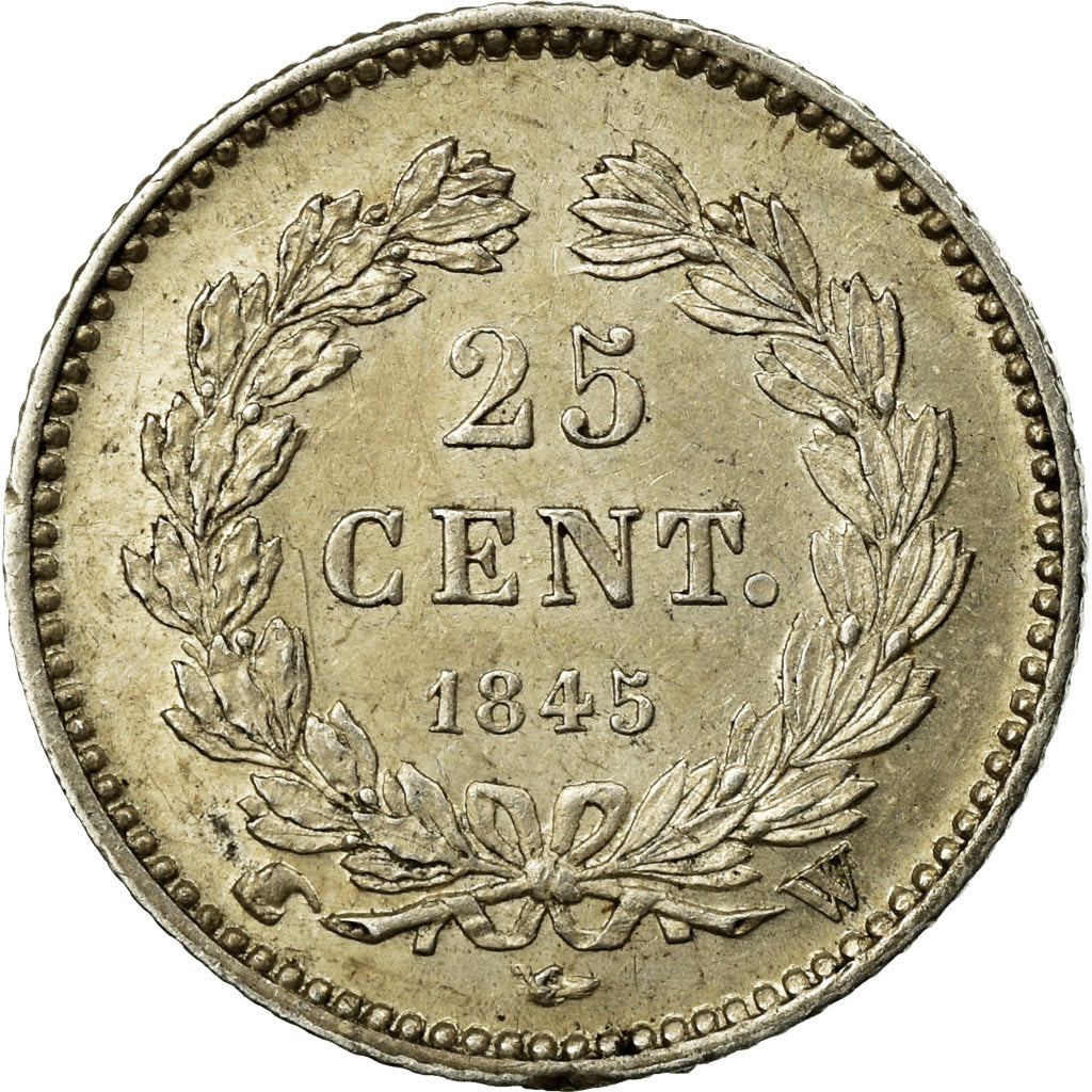 Munten, Frankrijk, Louis-Philippe, 25 Centimes, 1845, Lille, ZF+, Zilver