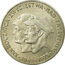 Coin, Poland, 200 Zlotych, 1975, Warsaw, AU(55-58), Silver, KM:79