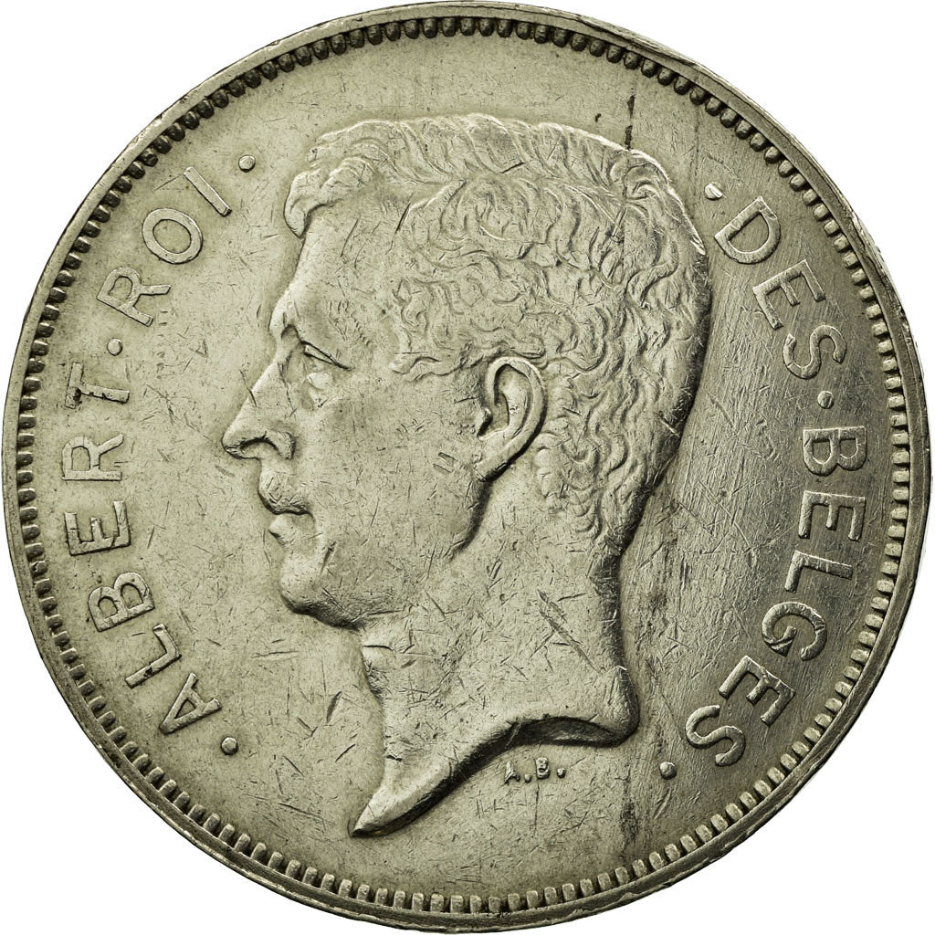 Coin, Belgium, 20 Francs, 20 Frank, 1931, EF(40-45), Nickel, KM:101.1