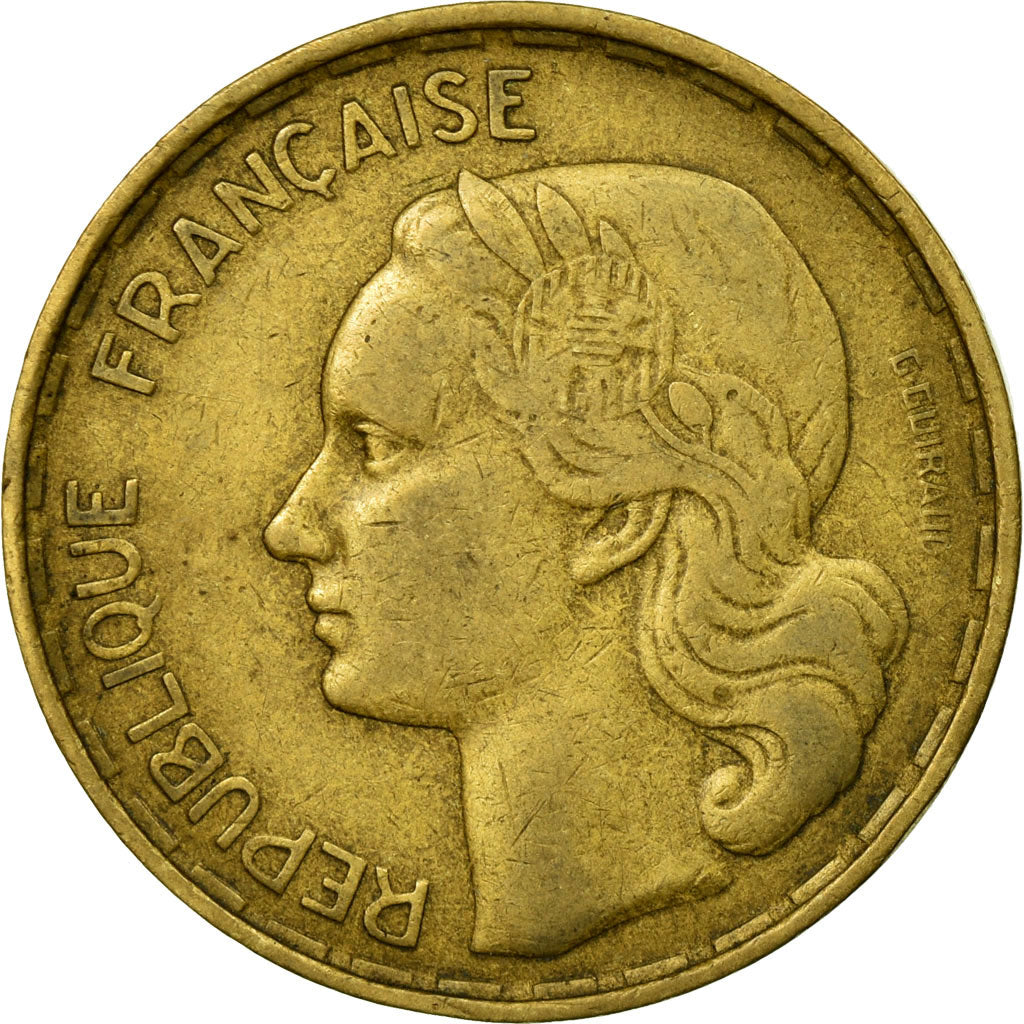 Munten, Frankrijk, Guiraud, 50 Francs, 1954, Beaumont - Le Roger, ZF
