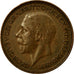 Coin, Great Britain, George V, Farthing, 1929, AU(50-53), Bronze, KM:825