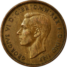 Moneta, Gran Bretagna, George VI, 1/2 Penny, 1938, SPL-, Bronzo, KM:844