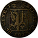 Coin, SWISS CANTONS, GENEVA, Sol, 1825, Genève, EF(40-45), Billon, KM:120