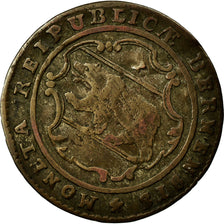 Moneda, CANTONES SUIZOS, BERN, 1/2 Batzen, 1788, Bern, MBC, Vellón, KM:91