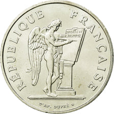 Coin, France, Droits de l'Homme, 100 Francs, 1989, Paris, AU(55-58), Silver