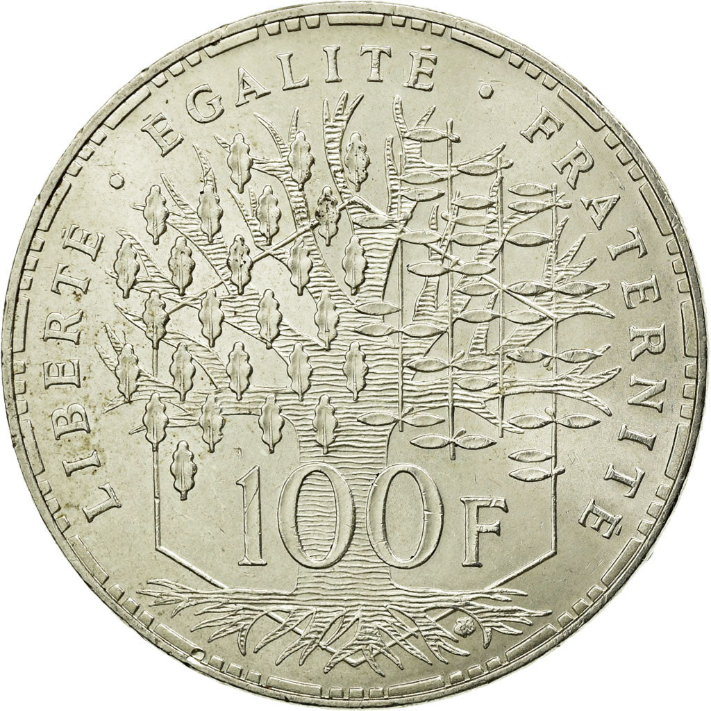 Coin, France, Panthéon, 100 Francs, 1983, Paris, AU(55-58), Silver, KM:951.1