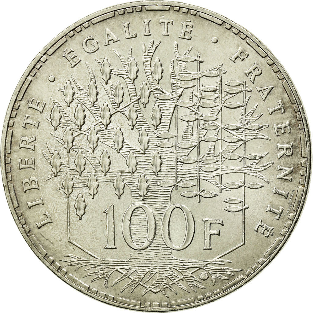 Coin, France, Panthéon, 100 Francs, 1983, Paris, AU(55-58), Silver, KM:951.1