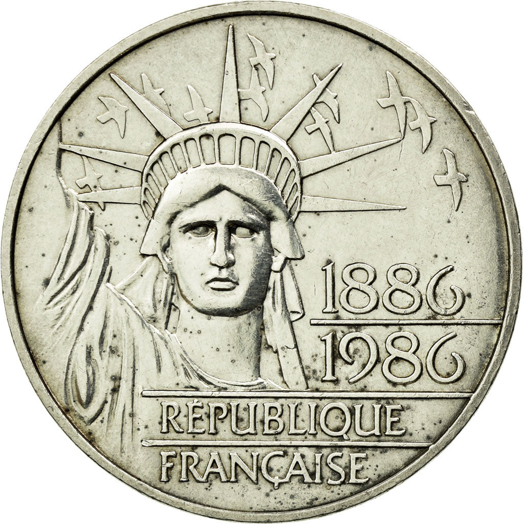 Monnaie, France, Statue de la Liberté, 100 Francs, 1986, Paris, SUP, Argent