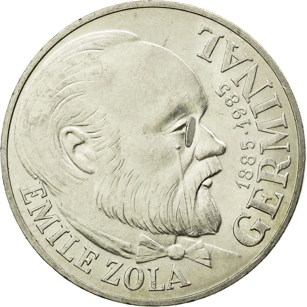 Coin, France, Germinal, 100 Francs, 1985, Paris, AU(55-58), Silver, KM:957
