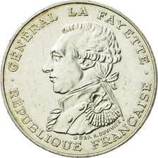 Coin, France, Lafayette, 100 Francs, 1987, Paris, AU(55-58), Silver, KM:962