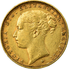 Coin, Australia, Victoria, Sovereign, 1886, Melbourne, EF(40-45), Gold, KM:7