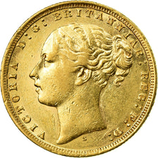Moeda, Austrália, Victoria, Sovereign, 1871, Sydney, AU(50-53), Dourado, KM:7
