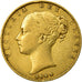 Coin, Great Britain, Victoria, Sovereign, 1844, VF(30-35), Gold, KM:736.1