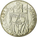 Coin, France, Charlemagne, 100 Francs, 1990, Paris, AU(55-58), Silver, KM:982