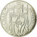 Coin, France, Charlemagne, 100 Francs, 1990, Paris, AU(55-58), Silver, KM:982