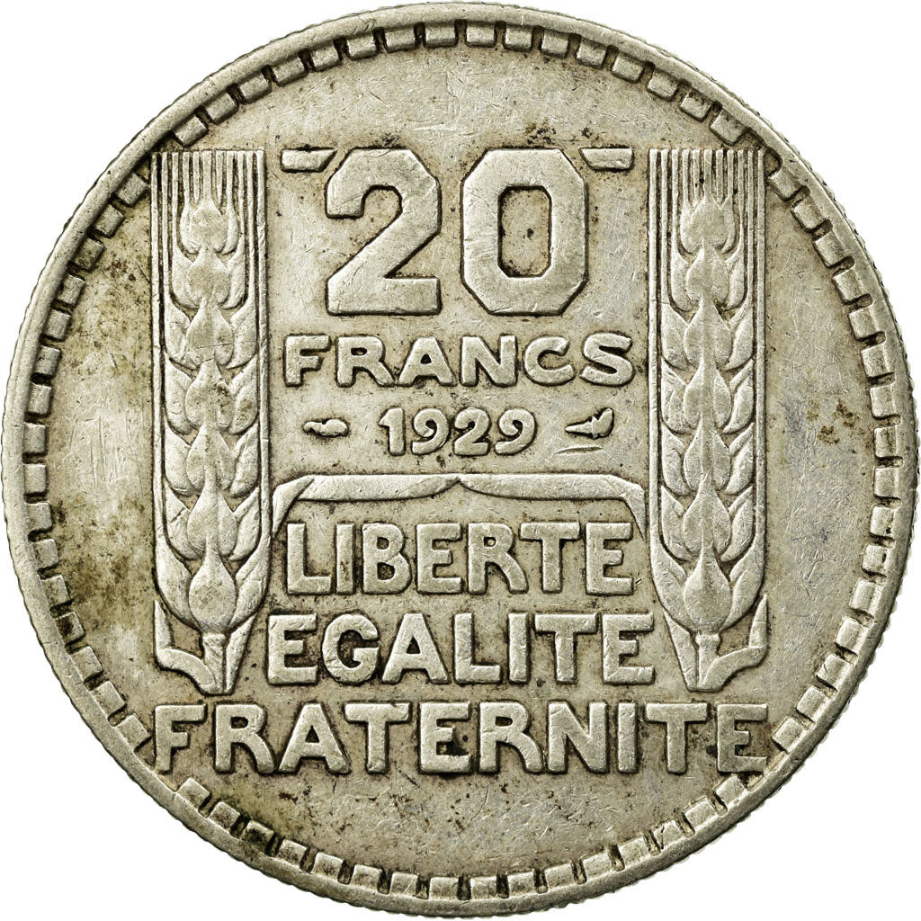 Monnaie, France, Turin, 20 Francs, 1929, Paris, TTB, Argent, Gadoury:852, KM:879