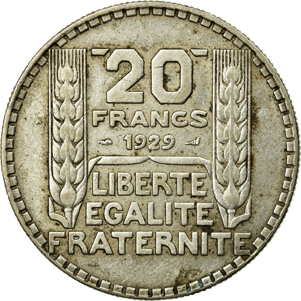 Monnaie, France, Turin, 20 Francs, 1929, Paris, TTB, Argent, Gadoury:852, KM:879