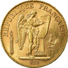 Moneta, Francia, Génie, 20 Francs, 1895, Paris, SPL-, Oro, KM:825, Gadoury:1063