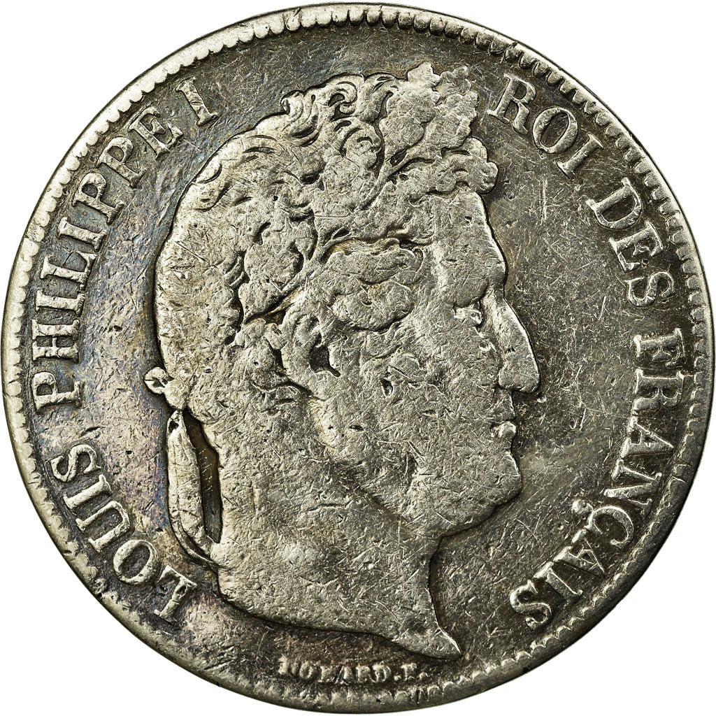 Monnaie, France, Louis-Philippe, 5 Francs, 1836, Lille, TB, Argent, Gadoury:678