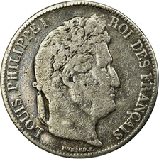 Monnaie, France, Louis-Philippe, 5 Francs, 1836, Lille, TB, Argent, Gadoury:678