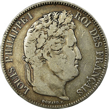Coin, France, Louis-Philippe, 5 Francs, 1832, Lille, VF(20-25), Silver